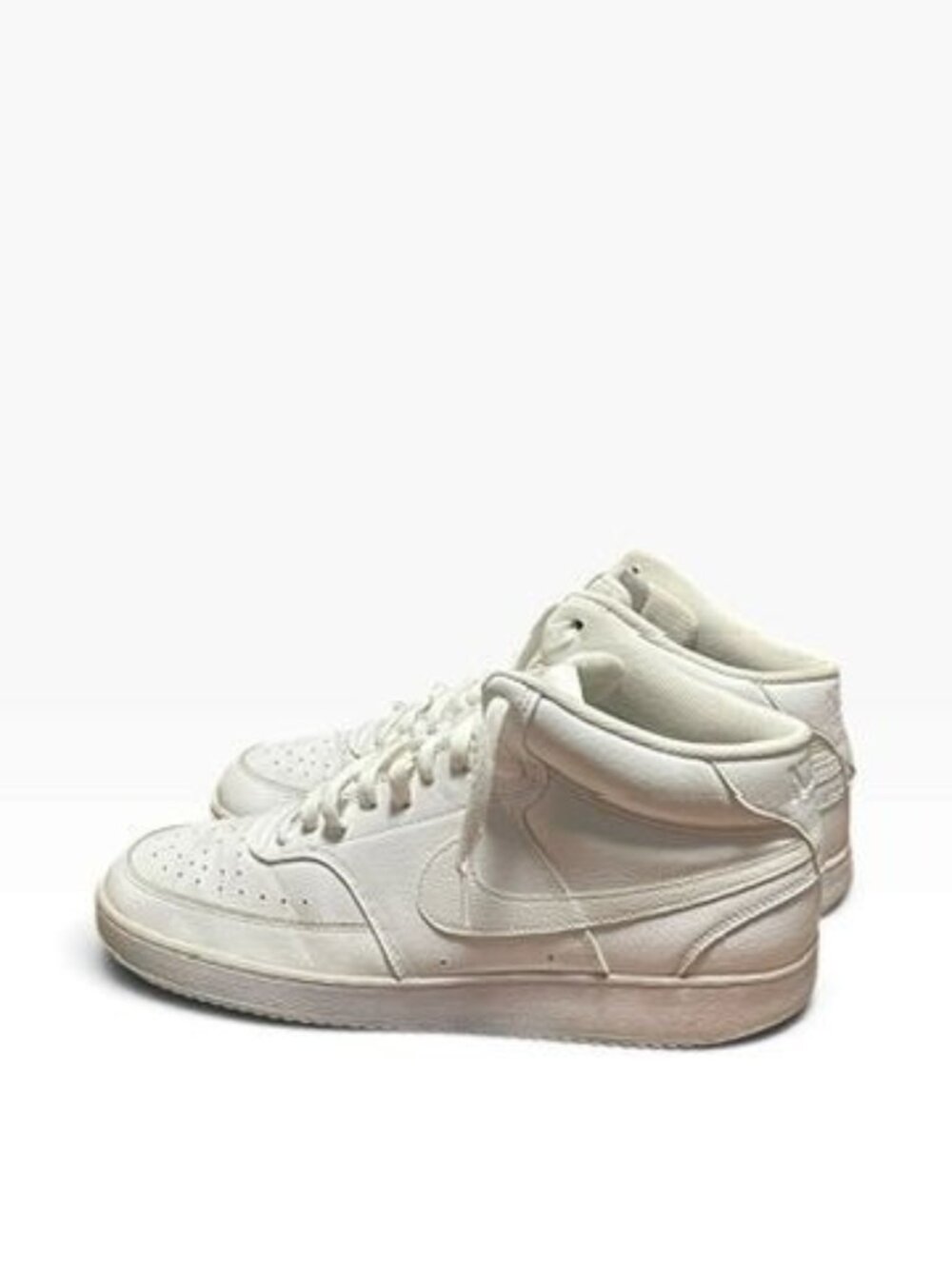 Nike Court Vision Mid White Cream CD5466-100 Mens Size 13 High Top Sneakers